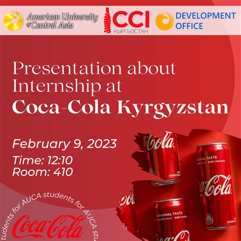 Presentation about Internship at Coca-Cola!