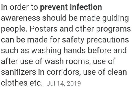 Describe the functions of external bodies in supporting infection ...