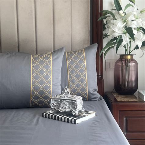 Maroc Dark Grey Bedsheet Set – Mason Home
