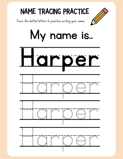Name Tracing Worksheets - Smart Worksheets UK