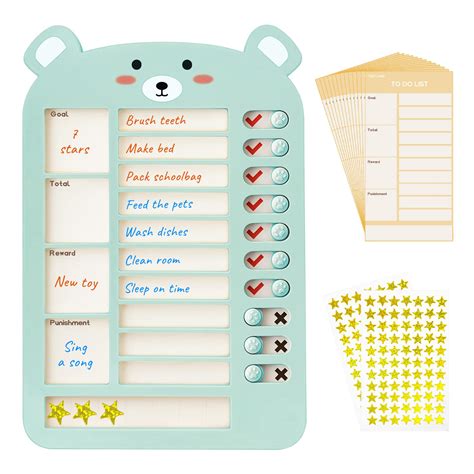 Buy TIDYLAND Chore Chart and Behavior Chart for Kids at Home – Upgraded ...