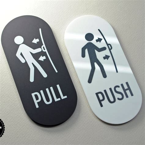 Buy Door Push and Pull Sticker Online In India - Etsy India