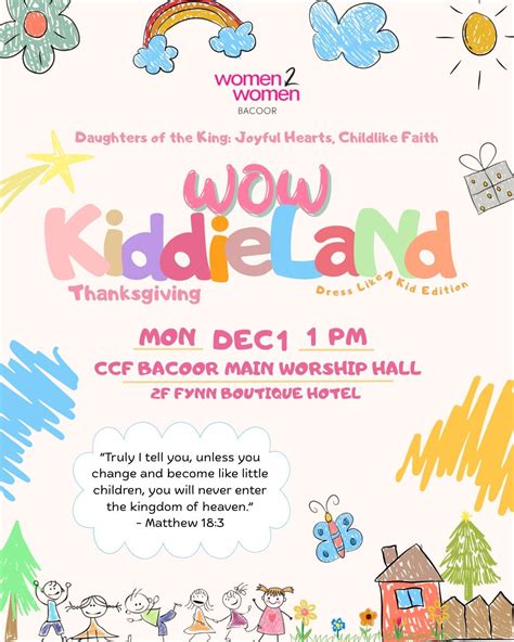 WOW Kiddieland Thanksgiving 2025, CCF Bacoor, 1 December 2025 | AllEvents