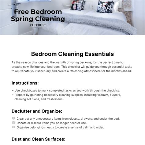 Spring Cleaning Checklist 的图像结果