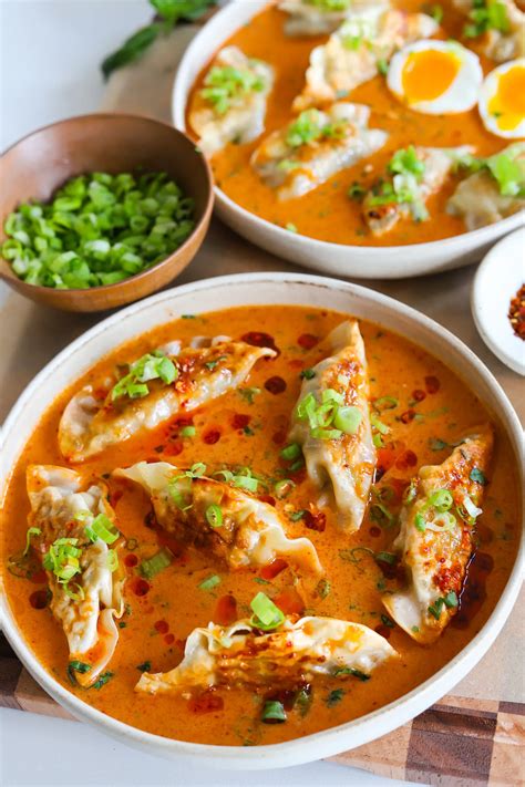 Red Curry Dumpling Soup | Moribyan