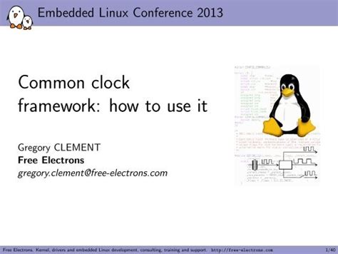 Image result for Common Clock Framework in Linux