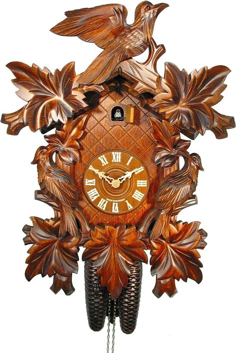 AugustSchwer Buy Cuckoo Clock Seven Leaves, Three Birds at Ubuy India
