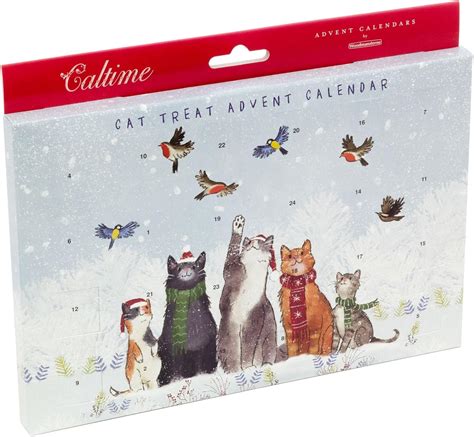 Christmas Cat Treat Advent Calendar | Pet Treat Advent Calendar For ...