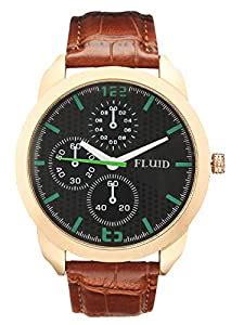 FLUID (DEVICE) Analog Black Dial Men's Watch-FL-910-RG01 : Amazon.in ...