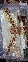 Buy Lucky Jewellery Ethnic Copper Finish Bridal Alloy Gold Plated ...