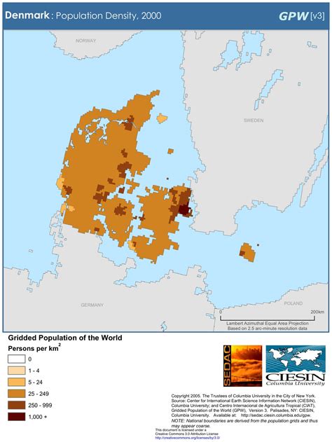 Map of Denmark with cities and roads