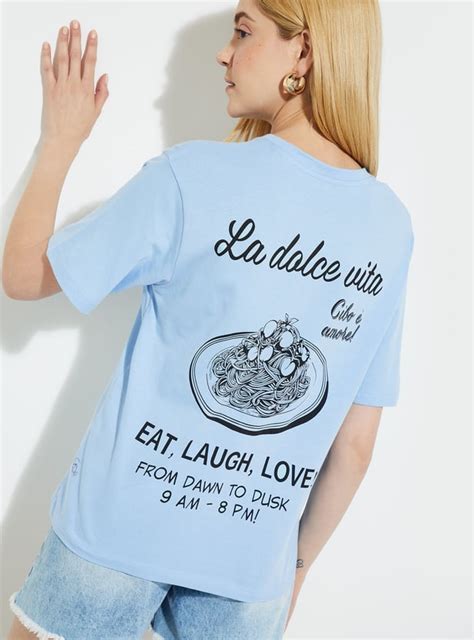 Buy ALAYA F x URB_N Women Printed Oversized T-shirt Online at just Rs ...