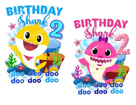 Baby Shark Birthday Png - 58+ Koleksi Gambar