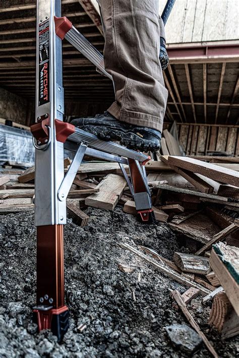 Buy Little Giant Ladders, Revolution with Ratchet Levelers, M26, 26 ft ...