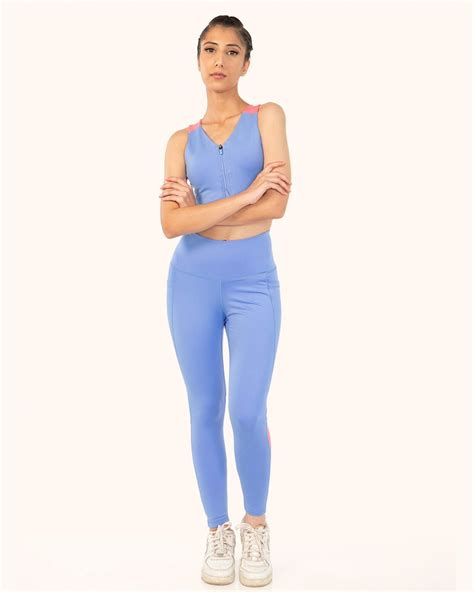 Buy OG Front Zipper Sports Bra & Leggings | Women&...