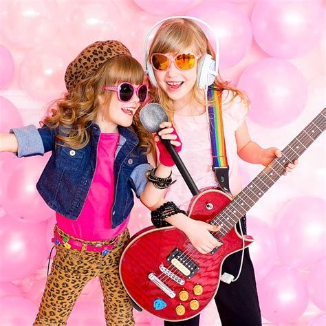 Yaomiao 4 Pcs Fake Microphone Plastic Bling Glitter India | Ubuy