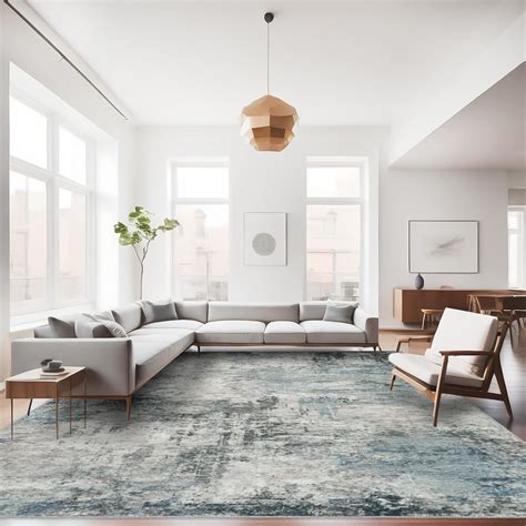 Amazon.com: RUUGME Abstract 9x12 Washable Rug - Area Rugs for Living ...
