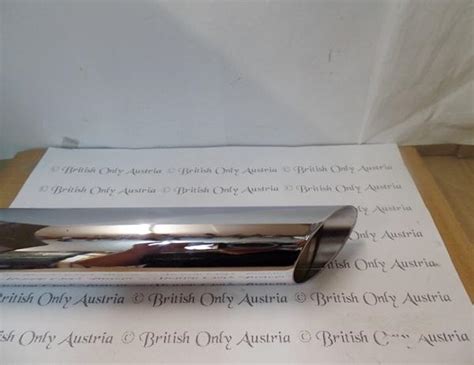 Tail Pipes 1 3/4" /Pair. Bsa Blue Star. Ariel. Straight, Slash cut ...