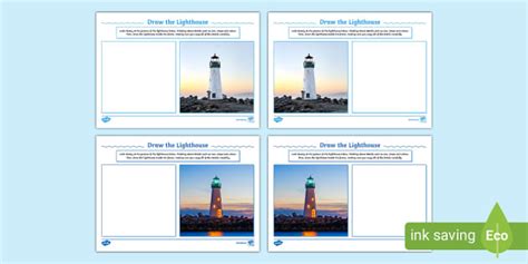 Draw the Lighthouse Worksheet