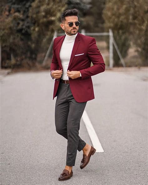 Maroon Blazer Matching Shirt and Pant Ideas | Maroon Blazer Combination ...