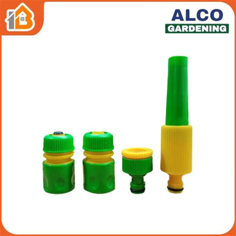 Jual ALCO 3010108 KEPALA SEMPROTAN AIR GARDENING HOSE NOZZLE 1/2-5/8 ...