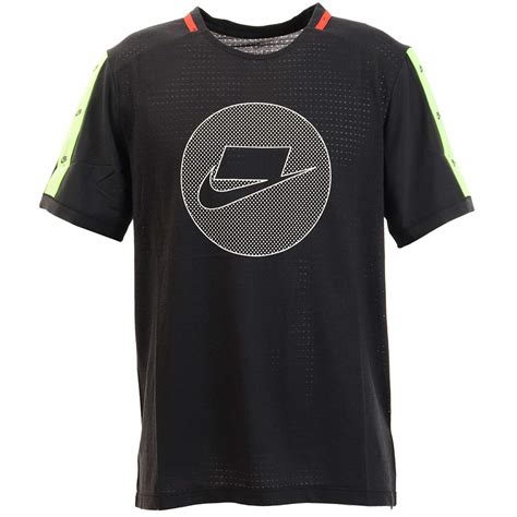 Buy Nike Men's Standard Fit T-Shirt (BV5599-010_Black/Electric G M) at ...