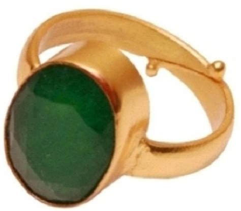 SECOND COPY SECOND COPY Certified Cultured Emerald (Panna) Panchdhatu 9 ...