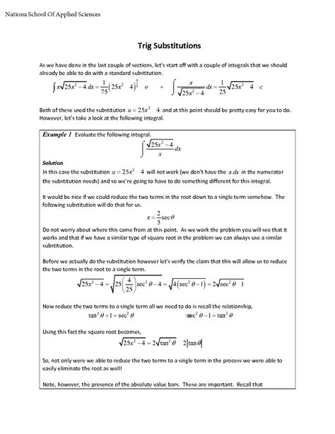 Trig Sub Example 的图像结果