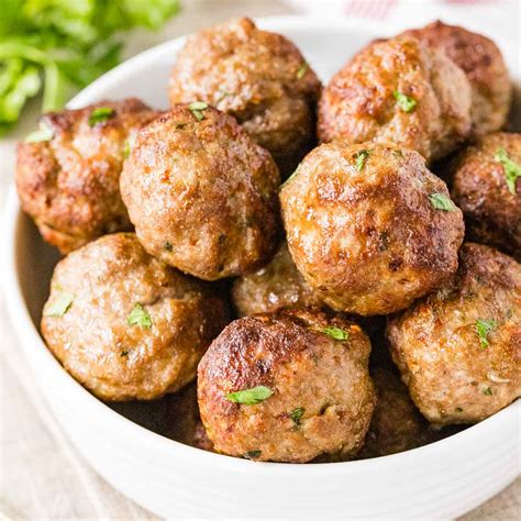 The BEST Air Fryer Meatballs (Easy Italian-Style) - Plated Cravings