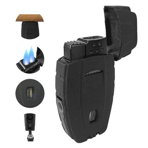 All In One Cigar Lighter With Cigar Punch Lafuli Double | Desertcart INDIA