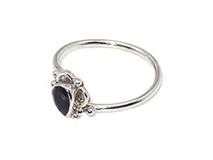 Buy Gauri925 Sterling Silver Ring for Women with Iolite Stone | With ...