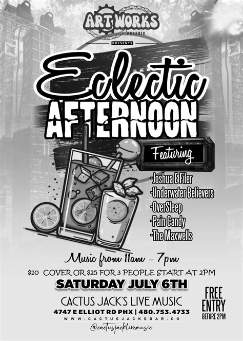 Art Works Phoenix Presents... The Best Phoenix Alt-Rock Bands!! All Day ...