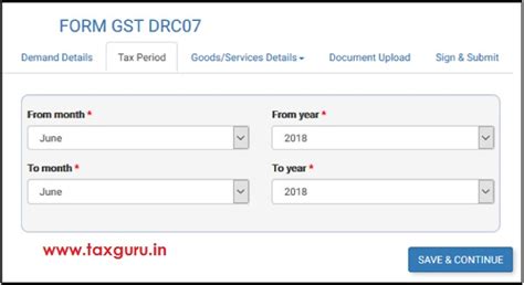SOP for GST Demand creation, Set off & Temp ID creation (DRC-07 ...