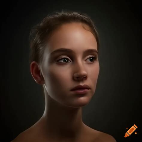 Black and white portrait of pip fitz-amobi on Craiyon