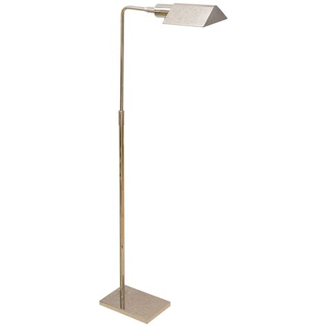 Koch and Lowy Chrome Floor Lamp at 1stDibs
