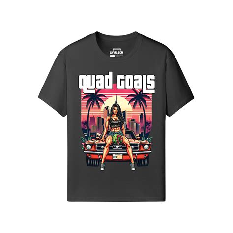 Quad Goals Top Women's T-shirt - Premium Gym Shirt | Gymgasm – GYMGASM