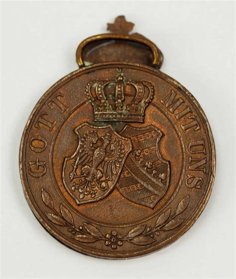 Prussia: Golden Wedding Medal (1879), 3. Class.. Auction catalog ...