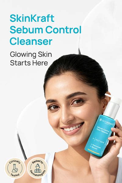 Sebum Control Face Cleanser For Women