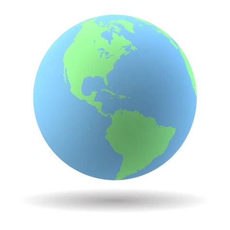 Earth globe illustration | Premium Vector