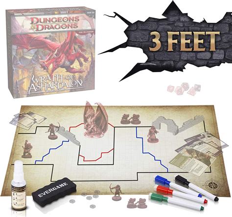 EVERGAME Reusable DND Mat for Usage with DND Map, | Ubuy India