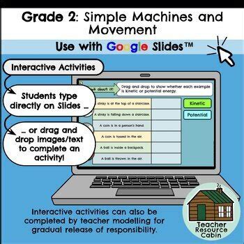 Simple Machines and Movement Slides for Google Slides™ (Grade 2 Science)