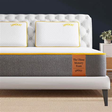 SleepyCat Ultima Mattress with AirGen™ Memory Foam | 8-inch | Medium ...