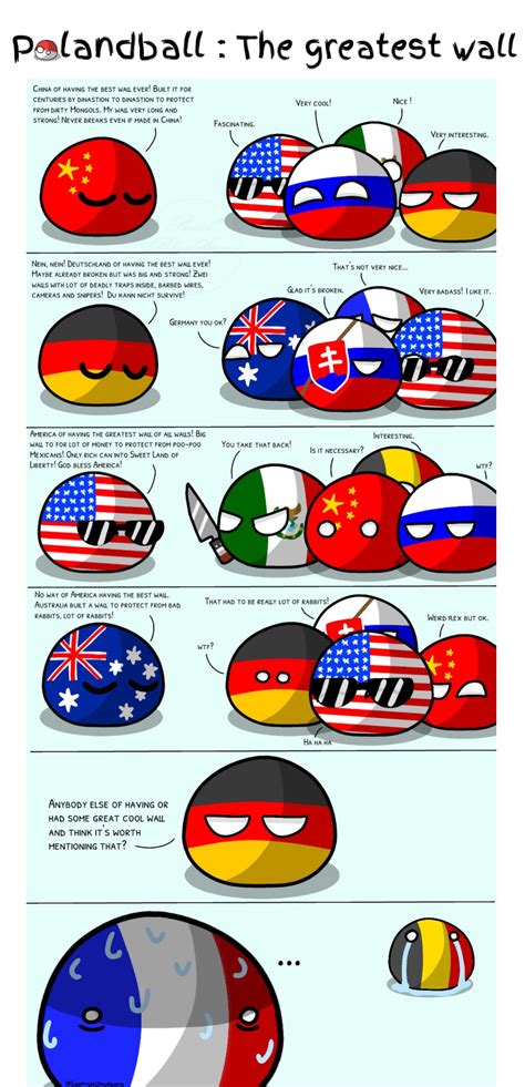 Polandball: The greatest wall | History memes, History jokes, Fun comics