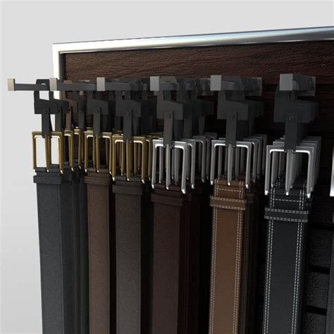 3d belt rack display model