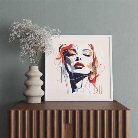 Modern Art Women Face wall Décors paintings - Vignette Store