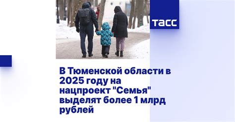 В Тюменской области в 2025 году на нацпроект "Семья" выделят более 1 ...
