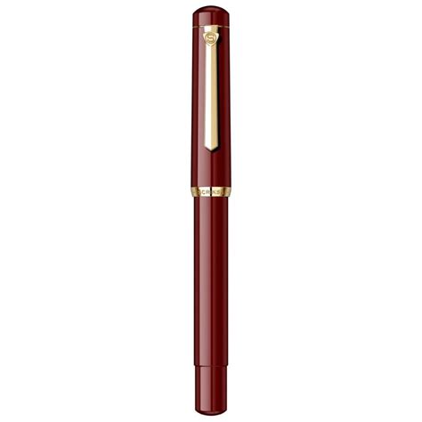 SCRIKSS, Fountain Pen - 419 Piston Filler BURGUNDY GT. — SWASTIK penn
