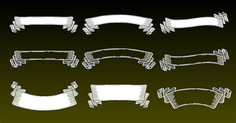 A retro design horizontal label set | Premium Vector