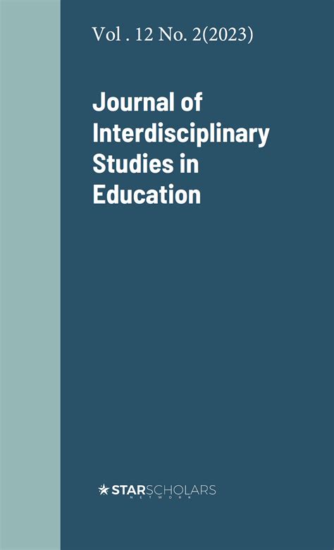 Vol. 12 No. 2 (2023): Journal of Interdisciplinary Studies in Education ...