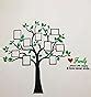 Wallstick 'Family Photo - Frame - Tree Wall Sticker ' (PVC Vinyl 110 cm ...